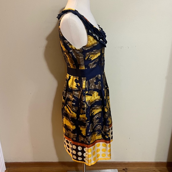 YOANA BARASCHI | Silk Midi Dress from Anthropologie - Size 4 - Picture 6 of 10